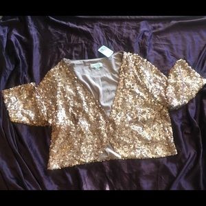 NWT Forever 21 Sequin Jacket 3X